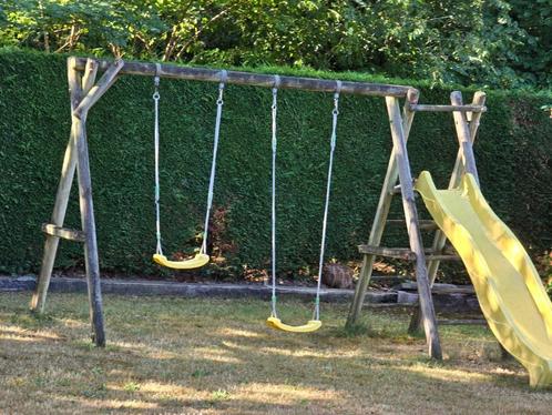 Schommel met glijbaan, Kinderen en Baby's, Speelgoed | Buiten | Speeltoestellen, Zo goed als nieuw, Glijbaan, Schommel, Ophalen