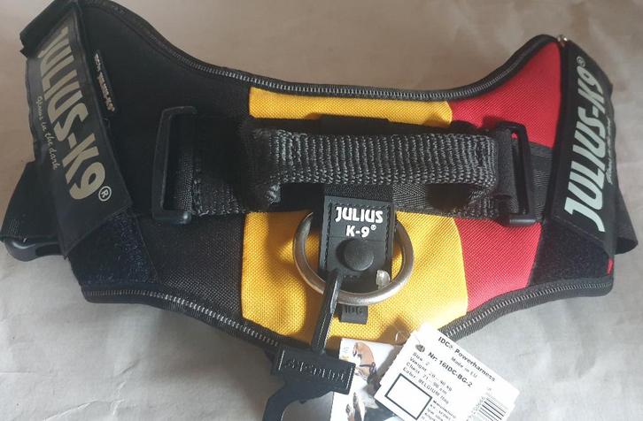 Julius K-9 hondenharnas met Belgische vlag maat 2, Dieren en Toebehoren, Hondenriemen, Nieuw, Hondenriem, Ophalen of Verzenden