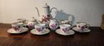 Koffieservies met roze rozen Bavaria Mitterteich, Antiek en Kunst, Ophalen of Verzenden