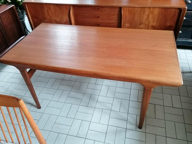 Johannes Andersen tafel, Huis en Inrichting, Tafels | Eettafels, Gebruikt, 50 tot 100 cm, 200 cm of meer, Vijf personen of meer