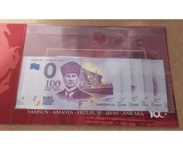 5 x 0€ biljetten - Turkije - 2019 - in folder = 13€