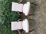 Set van 2 antieke stoelen, Hout, Gebruikt, Twee, Antiek