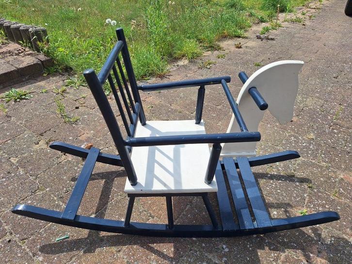 Houten schommelpaard, Kinderen en Baby's, Speelgoed | Houten speelgoed, Gebruikt, Rij- of Hobbelspeelgoed, Ophalen