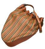 Delvaux Tabarin GM in bruin multicolor Toile de Cuir, Handtassen en Accessoires, Tassen | Damestassen, Ophalen, Gebruikt, Bruin