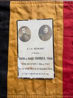 Avis de décès deux frères tomber au combat WW1, Enlèvement ou Envoi