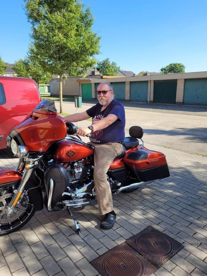 Harley Davidson diorama, Auto diversen, Ongevalwagen, Ophalen