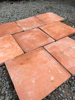 Lot antieke terracotta tegels . Voor info BELLEN 0474220705, Ophalen