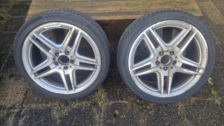 18 inch AMG Breedset Velgen - Opknappers, Auto-onderdelen, Banden en Velgen, Banden en Velgen, Zomerbanden, 18 inch, 225 mm, Personenwagen