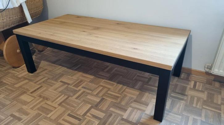 Industriële salontafel, Huis en Inrichting, Tafels | Salontafels, Zo goed als nieuw, Ophalen
