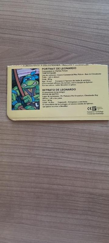 9 filecards van de Turtles. Ook apart te koop beschikbaar voor biedingen