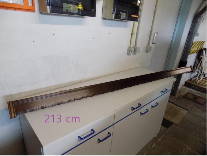 Galeries pour  tentures rideaux, Huis en Inrichting, Stoffering | Gordijnen en Lamellen, Gebruikt, 200 cm of meer, Beige, Bruin