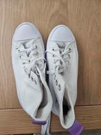 All Stars maat 36, wit met paars accent, Kleding | Dames, Ophalen, Zo goed als nieuw, Wit