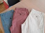 Pantalons chinos T 40 bleu et bordeaux, Ophalen of Verzenden, Zo goed als nieuw, Blauw