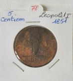 Leopold I - 5 centimes 1851, Verzenden