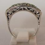Nieuwe zilveren ring met Peridoot & Opaal, Verzenden, Nieuw, 17 tot 18, Met edelsteen