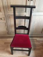 originele , opgemaakte kerkstoel, Huis en Inrichting, Stoelen, Ophalen, Hout, Zwart, Zo goed als nieuw