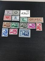 Postzegels  1943, Postzegels en Munten, Ophalen, Postfris, Postfris