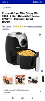 Tristar camping airfryer 1000w., Ophalen, Nieuw, Airfryer