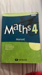 Livre scolaire math 4 Manuel de boeck
