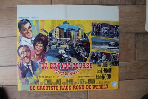 filmaffiche Natalie Wood The Great Race 1965 filmposter, Verzamelen, Posters, Zo goed als nieuw, Film en Tv, A1 t/m A3, Rechthoekig Liggend