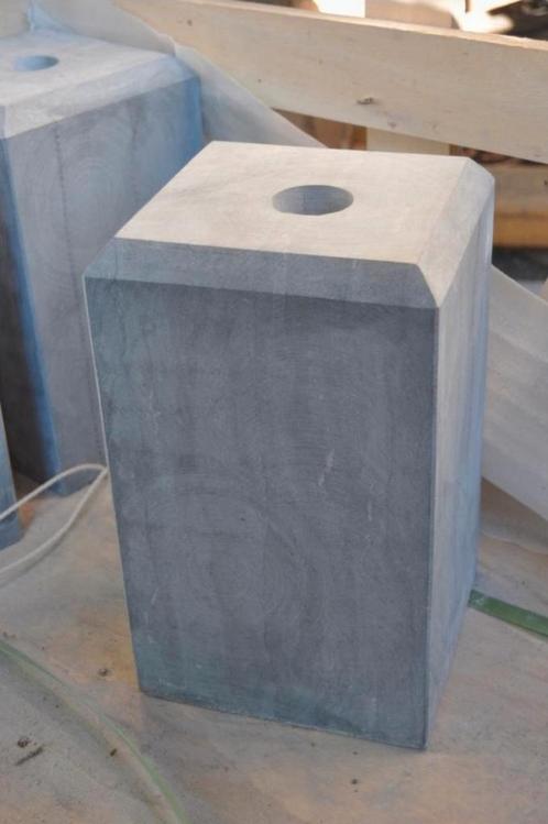 Sokkels in blauwe hardsteen, Doe-het-zelf en Bouw, Plinten en Afwerking, Eiken, Ophalen