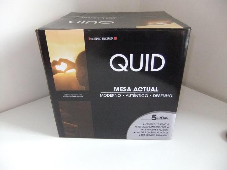 Quid 18 delige zwarte bordenset (NIEUW), Huis en Inrichting, Keuken | Servies, Nieuw, Compleet servies, Effen, Aardewerk, Ophalen