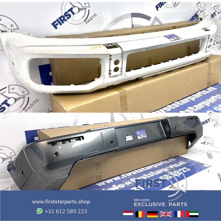 W463 G KLASSE G63 AMG VOORBUMPER + ACHTERBUMPER origineel Me, Auto-onderdelen, Carrosserie, Bumper, Mercedes-Benz, Voor, Achter