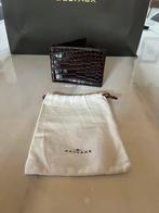 Prachtige CROCO Delvaux portefeuille, Ophalen, Zo goed als nieuw, Leder