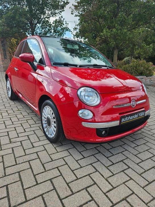 Fiat 500 1.2Benzine️⛽️Panoramischdak Gekeurd Voor Verkoop, Auto's, Fiat, Bedrijf, Te koop, Airbags, Airconditioning, Alarm, Bluetooth