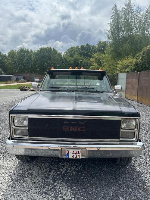Gmc c20, Auto's, Oldtimers, Particulier, GMC, LPG, Overige carrosserie, 2 deurs, Automaat, Zwart, Zwart, Leder, Achterwielaandrijving