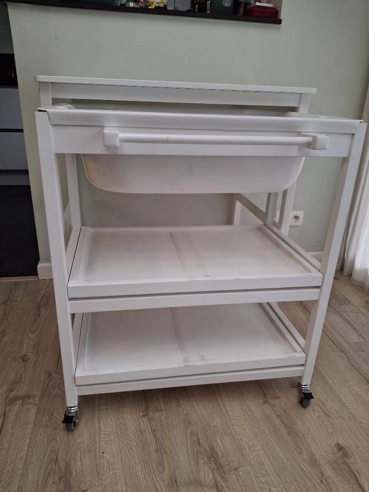 Quax luiertafel met bad, Kinderen en Baby's, Kinderkamer | Overige Meubels, Gebruikt, Tafel, Ophalen