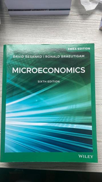 Microeconomics (sixth edition) - 9781119666134 beschikbaar voor biedingen