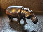 Ebbenhouten nijlpaard, Antiquités & Art, Art | Sculptures & Bois, Enlèvement ou Envoi