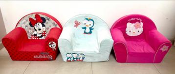 Sièges pour enfants Minnie Mouse, Hello Kitty et Dreambee