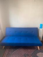 Zetel bed blauw, Ophalen, Gebruikt, 90 cm, Blauw