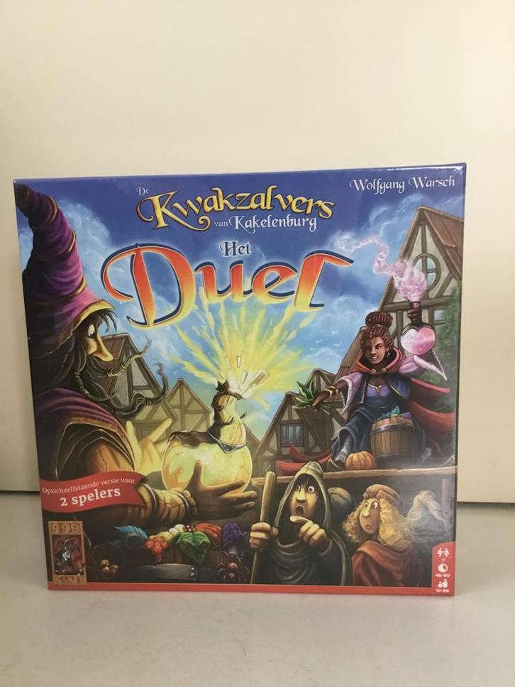 De Kwakzalvers van Kakelenburg Duel(nieuw in folie), Hobby en Vrije tijd, Gezelschapsspellen | Bordspellen, Zo goed als nieuw