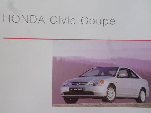 Brochure de la Honda Civic Coupé 2001 - FRANÇAIS, Livres, Autos | Brochures & Magazines, Honda, Envoi