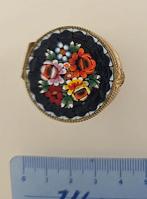 micro mozaik pillendoos rond donkerblauw, Enlèvement ou Envoi