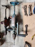 oude Vintage  mechanische boormachine, Doe-het-zelf en Bouw, Ophalen, Gebruikt, Boormachine