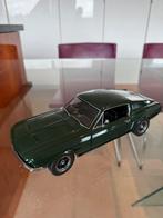 Ford Mustang Bullit 1967 Steeve Mcqueen 1:18 AUTOART, Ophalen of Verzenden, Zo goed als nieuw, Auto, Autoart