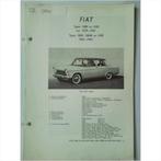 Fiat 1800 2100 2300 Vraagbaak losbladig 1961-1964 #1 Nederla, Utilisé, Enlèvement ou Envoi