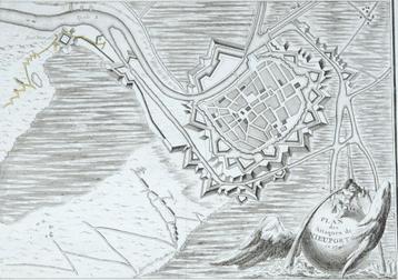 Carte de Nieuport de 1745 (gravure originale), Enlèvement ou Envoi