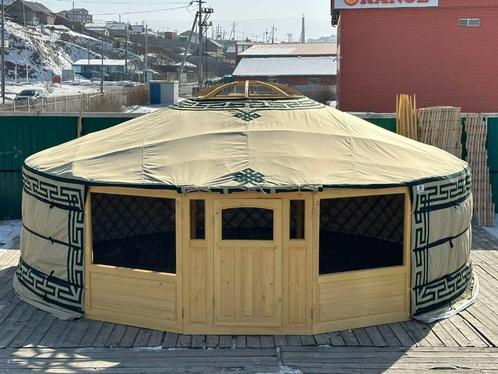 6-muurs Yurt met 2 grote raampanelen, Caravans en Kamperen, Tenten, meer dan 6, Nieuw, Ophalen