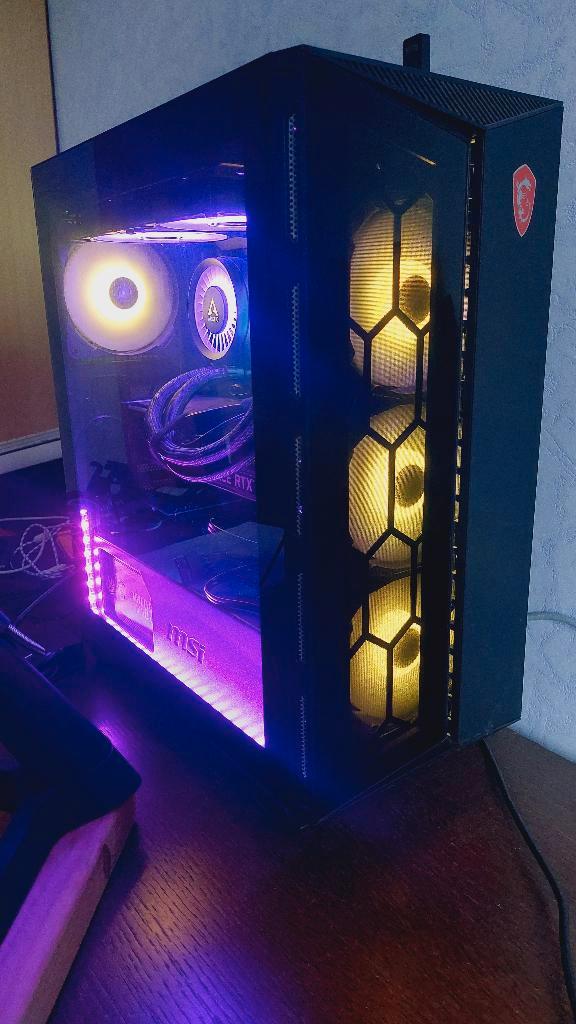 MSI ULTRA GAME PC 2 jaar oud - 64GB - RTX3080 - Waterkoeling, Computers en Software, Desktop Pc's, Zo goed als nieuw, 3 tot 4 Ghz