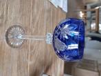 Val Saint Lambert kobalt blauw wijnglas model berncastel ho, Antiquités & Art, Antiquités | Verre & Cristal, Enlèvement ou Envoi