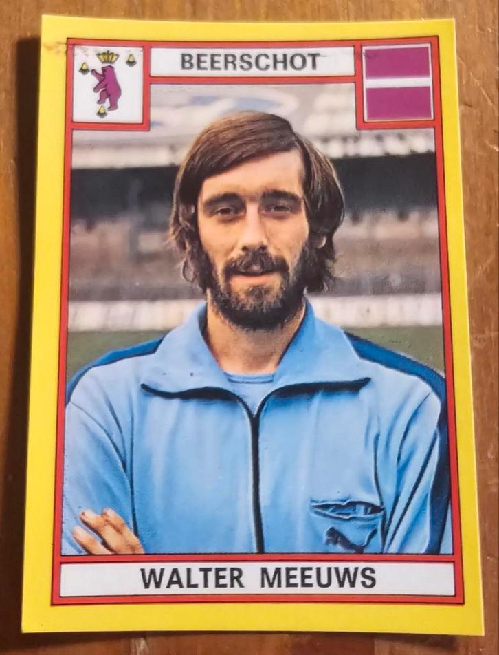 Panini Football 75 n48 Walter Meeuws Beerschot !, Hobby & Loisirs créatifs, Autocollants & Images, Comme neuf, Autocollant, Enlèvement ou Envoi