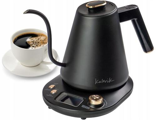 Elektrische waterkoker 1L met temperatuur regeling, Elektronische apparatuur, Waterkokers, Nieuw, 1 tot 2 liter, Inox, Verzenden