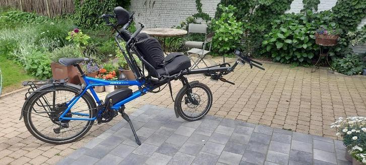 elektrische tandem Haese Pino, Fietsen en Brommers, Fietsen | Tandems, Zo goed als nieuw, Minder dan 10 versnellingen, Opvouwbaar