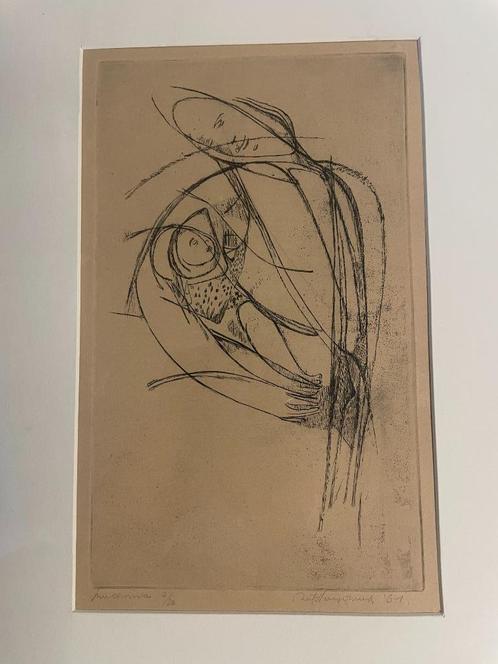 'Madonna' - genummerde ets (2/20) - Rik Hoydonckx, Antiek en Kunst, Kunst | Etsen en Gravures, Ophalen of Verzenden