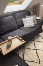 Canapé 3 places avec méridienne convertible gris souris, Maison & Meubles, Enlèvement, Comme neuf, Tissus